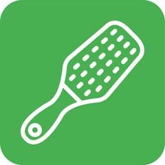 Hair brush Vector Icon Design Illustration