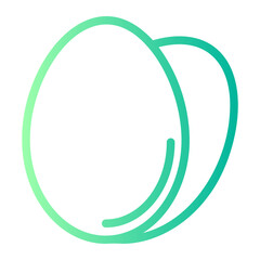 eggs gradient icon