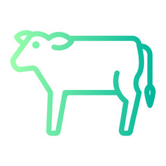 cow gradient icon