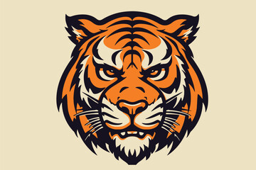 tiger mascot gaming logo