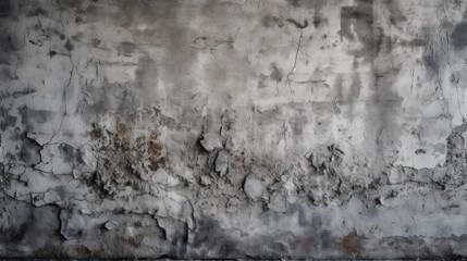 Fototapeta premium Photo concrete texture on dark wallpaper. Generative AI
