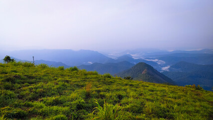 landscape with clouds