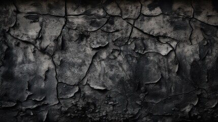 Fototapeta premium Photo concrete texture on dark wallpaper. Generative AI