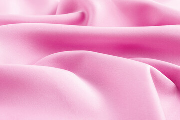 Spring and summer pink acetate satin fabric