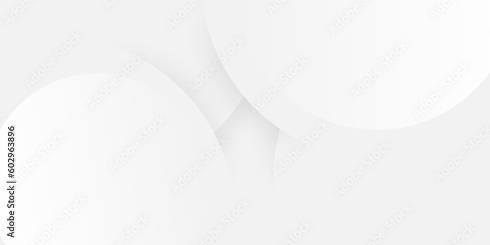 Poster abstract minimalist geometric white and gray background, circles pattern - multi purpose vector illu