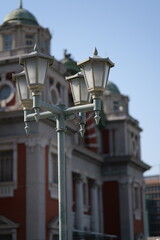 Fototapeta na wymiar 大阪中之島中央公会堂の街灯