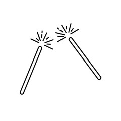 Firecrackers Outline Icon