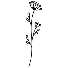 Line Art Floral 
