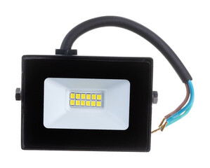 street diode spotlight on a white background