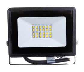street diode spotlight on a white background