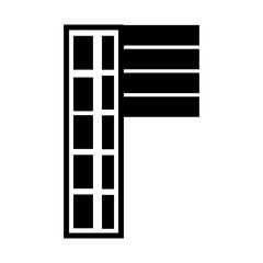 NAME PLACE icon silhouette design template vector