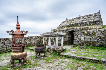 Ge Xiantan, Wugong Mountain, Pingxiang, China, stone house on the top of the mountain