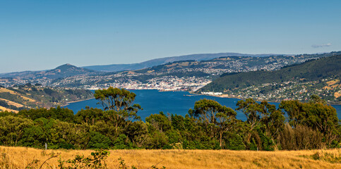 View of Dunedin from Larnach Castle, New Zealand