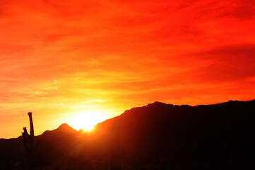 Red Sunset Arizona