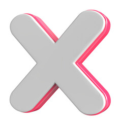 Obraz premium Fonr Number 3D Render