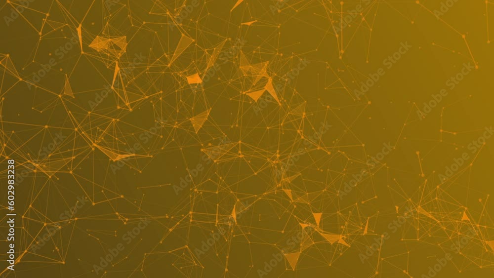 Poster abstract illustration background motion transformation with flickering light on plexus pattern of fu