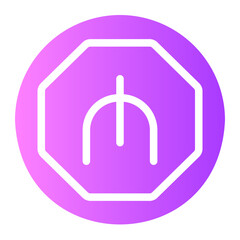 manat gradient icon
