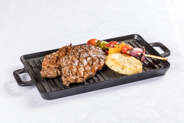 grilled meat on the grill