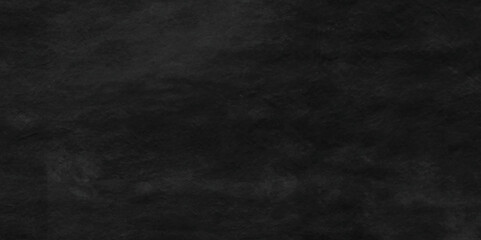 Black wall texture pattern rough background. Black chalkboard wall texture for background. Concrete floor and old grunge background with black wall.	