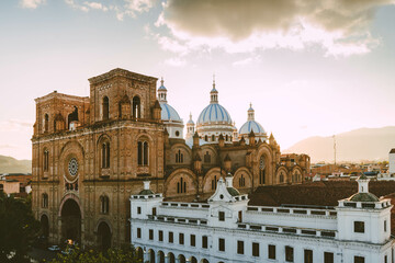 Fototapeta na wymiar Cathedral of Cuenca city