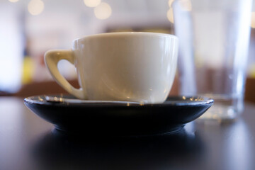 Coffee cup on the table
