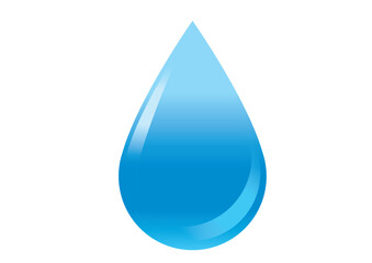 水滴・滴をイメージしたシンプルなイラスト