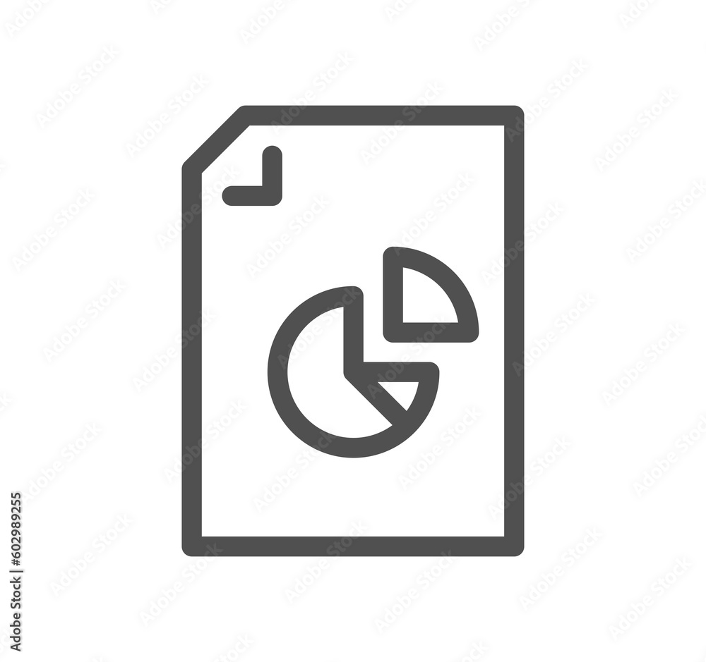 Poster document flow management related icon outline and linear symbol.