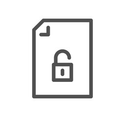 Document flow management related icon outline and linear symbol.