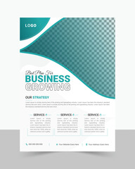Modern Business Flyer Template Design Layout