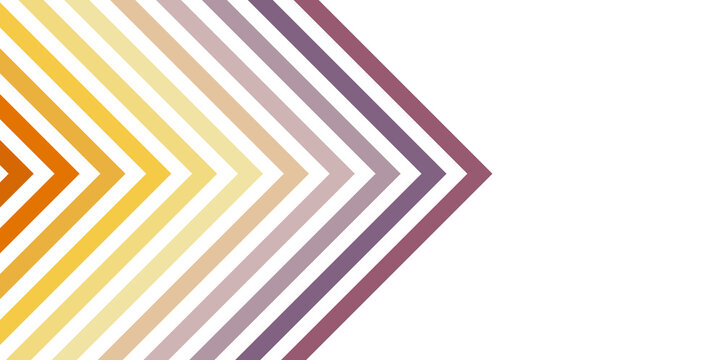 Vintage colors chevron pattern background banner. PNG illustration.