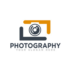 Obraz premium Camera Photography Logo Design Illustration