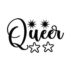 lgbtq pride month retro svg design