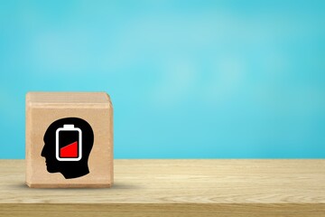 Wooden cube blocks with energy battery