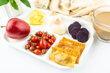 Delicious and balanced breakfast