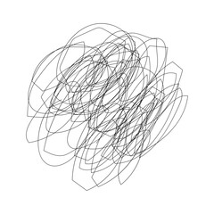 Scribbel Art Illustration Set Collection