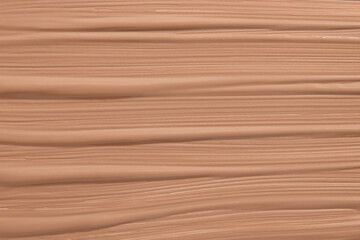 smeared foundation on the background.