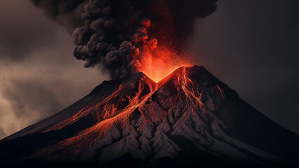 Volcanic Blast : Generative AI