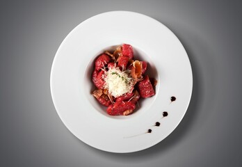 Beautiful tasty fresh meat dish