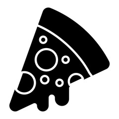 Pizza Slice Glyph Icon