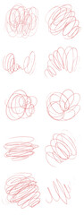 Scribble Illustration Set Collection
