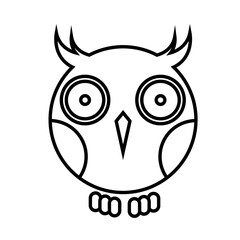 owl icon , owl logo design, vector