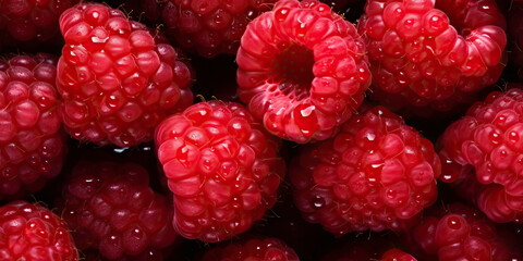 Raspberries, Nature's Delicious Health Boosters. Enhance Well-being with these Antioxidant-Packed Berries.  Generative AI.