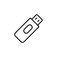 Usb icon design with white background stock illustration