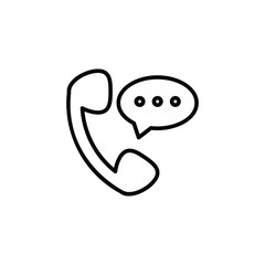 Contact icon design with white background stock illustration