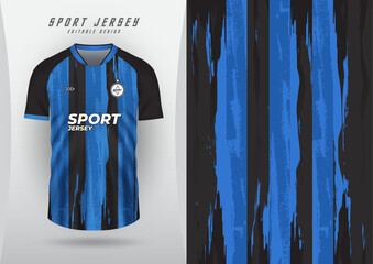 background for sports jersey soccer jersey running jersey racing jersey pattern stripe brush blue and black
