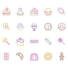 sweets_color line_minimalism