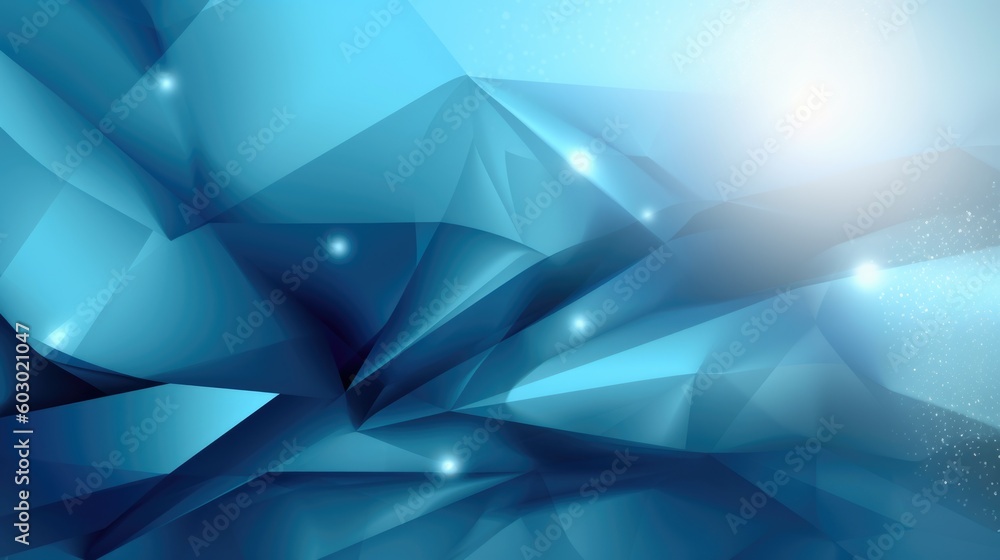 Poster abstract wave curve design background in shades of blue. generative ai aig21.