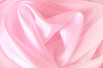 Fabric wavy texture shape of heart background
