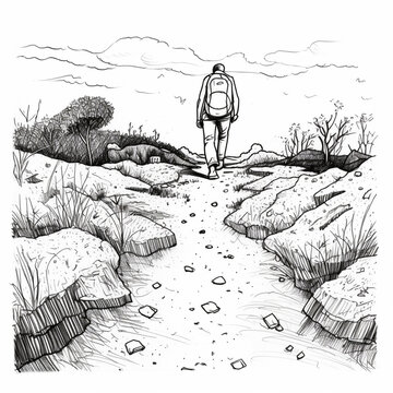 Walking Path Drawing Images – Browse 53,220 Stock Photos, Vectors, and  Video | Adobe Stock