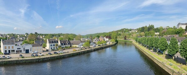Obraz premium Châteaulin en Finistère Bretagne France